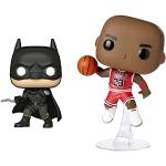 Pop Movies: The Batman - Batman & Pop Vinyl: NBA: Bulls: Michael Jordan Figura Coleccionable