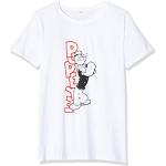 Camisetas estampada blancas Popeye manga corta marineras para hombre 