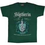 Camisetas verdes de licra de cuello redondo Harry Potter Slytherin para navidad con cuello redondo talla L para hombre 