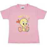 Camisetas rosas de licra de manga corta infantiles Looney Tunes Bugs Bunny 3 años para niña 