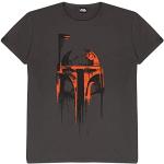 Camisetas grises Star Wars Boba Fett talla L para hombre 