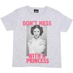Popgear Star Wars Don't Mess Family T-Shirt Girls Princess Camiseta, Princesa Leia para niñas, 12-13 Años