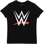 Popgear WWE Logo Boys Camiseta Negro Moda, 4-5 Año
