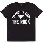 Popgear WWE The Rock-Camiseta para niño, Color Neg