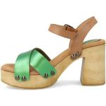 Sandalias verdes de verano Porronet talla 40 para mujer 