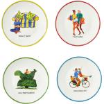 Sets de platos multicolor de porcelana aptos para lavavajillas Portmeirion para 4 personas 