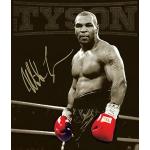 Póster de Mike Tyson con fotografía de boxeo, tamaño A4