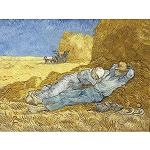 Póster de Vincent Van Gogh La Siesta Después de Millet Art Print Canvas Premium para decoración de pared