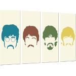 Poster Fotográfico Los Beatles, John Lennon, Paul Mccartney, Famoso, Musica Tamaño total: 131 x 62 cm XXL