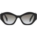 Gafas negras de acetato de sol tallas grandes con logo Prada Eyewear para mujer 