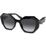 Gafas negras de plástico de sol rebajadas vintage Prada para mujer 