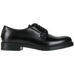Zapatos negros de goma con puntera redonda formales Prada talla 39 para hombre 