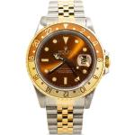 Relojes dorados de oro de pulsera con GMT / Dual Tiempo Automático Cronógrafo Rolex para hombre 
