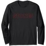 Camisetas negras de encaje de manga larga Rolling Stones manga larga de encaje talla S para mujer 