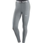 Leggings deportivos grises de poliester Nike Pro talla M de materiales sostenibles para mujer 
