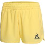 Shorts amarillos Le Coq Sportif para mujer 