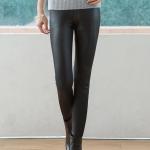 Pantalones pitillos negros de sintético tallas grandes talla XXL para mujer 