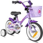 Bicicletas infantiles moradas de aluminio para niña 