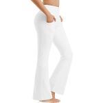 Jeans desgastados blancos de piel transpirables informales desgastado talla S para mujer 