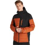 Chaquetas naranja de snowboard rebajadas impermeables con capucha acolchadas Protest talla XS para hombre 