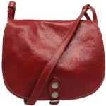 Puccio Pucci Trlbc100189, Bolsa de Piel para Mujer, Rojo Burdeos, 30x26x18 cm