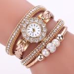 Relojes blancos de pulsera impermeables Cuarzo vintage para mujer 