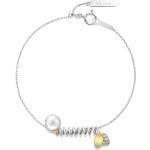 Pulseras de oro de perlas con logo Talla Única para mujer 