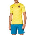 Camisetas deportivas amarillas A.C. Milan Puma talla M para hombre 