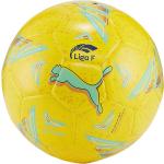 Balones amarillos de fútbol Puma Hybrid 