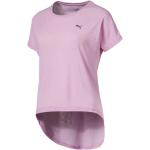 Camisetas deportivas rosas de poliester rebajadas Puma talla S para mujer 