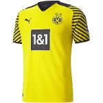 Camisetas deportivas negras de piel Borussia Dortmund tallas grandes con logo Puma talla 3XL para mujer 