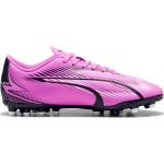 Zapatillas rosas de sintético de fútbol Puma Ultra infantiles 
