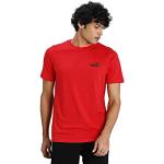 Camisetas rojas de algodón de cuello redondo con cuello redondo con logo Puma talla M de materiales sostenibles para hombre 