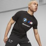 Camisetas negras BMW con logo Puma talla M 