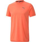 Camisetas naranja de poliester de punto  rebajadas de punto Puma talla L para hombre 