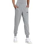 Pantalones deportivos grises de poliester con logo Puma talla L para hombre 