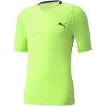 Camisetas verdes de poliester de punto  rebajadas de punto Puma EvoKNIT talla L para hombre 