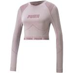 Camisetas deportivas moradas rebajadas Puma EvoKNIT talla M para mujer 