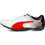 PUMA Unisex Adults' Sport Shoes EVOSPEED PREP SPRINT 3 Track & Field Shoes, PUMA WHITE-PUMA BLACK-PUMA RED, 40