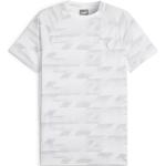 Camisetas deportivas blancas de viscosa manga corta Puma EvoStripe talla L de materiales sostenibles para hombre 