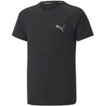 Camisetas deportivas negras Puma EvoStripe talla XL para mujer 