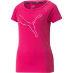 Camisetas deportivas rosas rebajadas con cuello redondo Puma talla M para mujer 