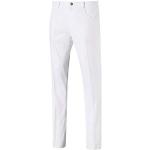 Pantalones blancos de poliester de golf Puma para hombre 