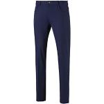 Pantalones azules de poliester de golf ancho W36 Puma para hombre 