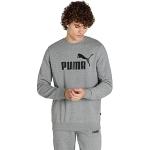 Jerséis grises de algodón cuello redondo rebajados con cuello redondo de punto Puma talla L de materiales sostenibles para hombre 