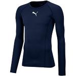 Camisetas deportivas azules con cuello redondo Puma talla L para hombre 
