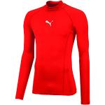 Camisetas deportivas rojas manga larga Puma talla XL para hombre 