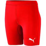 Pantalones cortos rojos de deporte infantiles con logo Puma 6 años para niño 