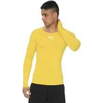 PUMA Liga Baselayer tee LS Camiseta, Hombre, Amarillo (Cyber Yellow), M