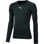 Camisetas deportivas negras con cuello redondo Puma talla M para hombre 